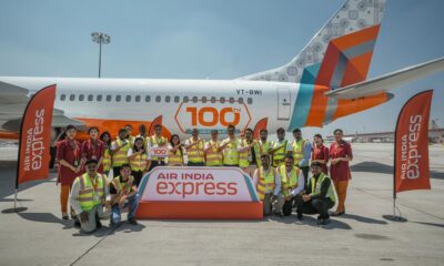 Air India Express flags off 100th aircraft featuring Chittara art of Karnataka