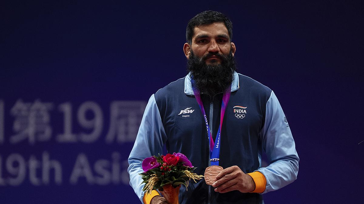 Asian wrestling | Sunil Kumar secures another Asian medal