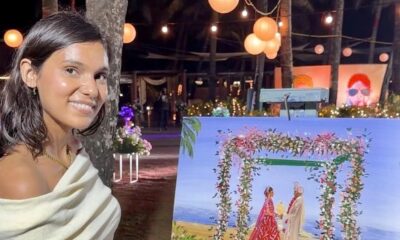 Chennai: Capturing the couple on canvas through live wedding painting