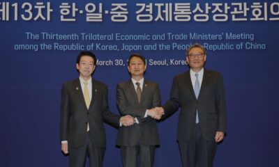 China, Japan, South Korea agree to promote regional trade as Trump tariffs loom
