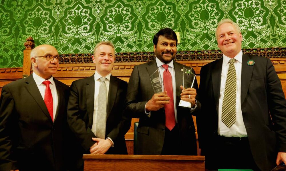 Chiranjeevi honoured by House of Commons, UK, expresses gratitude