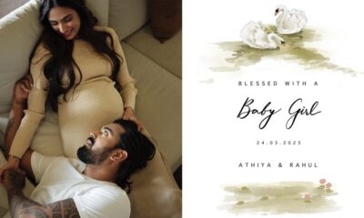 Cricketer KL Rahul, actor-wife Athiya Shetty blessed with baby girl