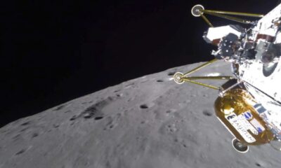Private US lander may have fallen over while landing near moon’s south pole, again