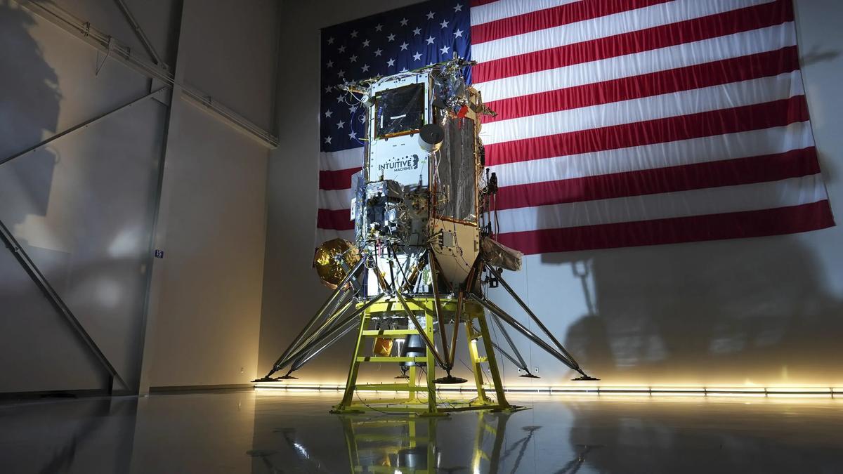 Private lunar lander declared dead after landing sideways