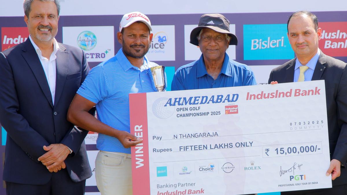 Thangaraja wins Ahmedabad Open golf
