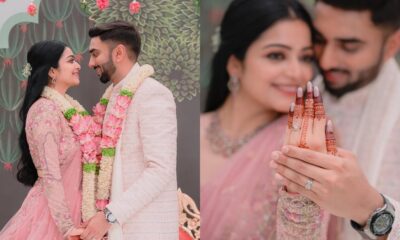 Actor Janani engaged to airline pilot, shares pictures from ceremony