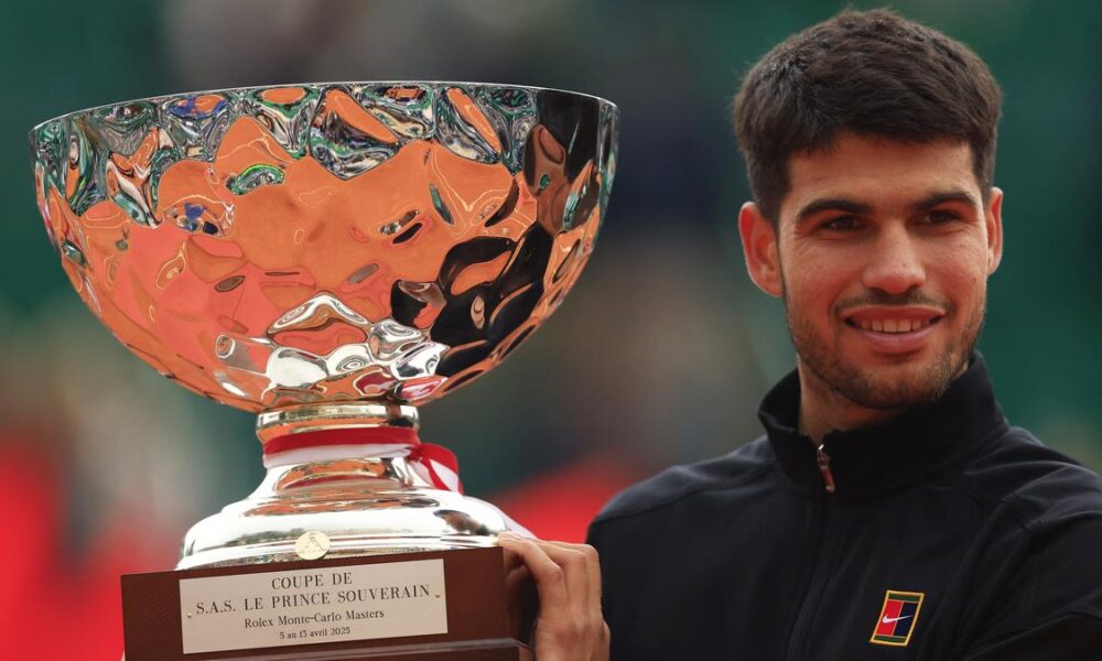 Alcaraz beats injured Musetti to win in Monte Carlo for his 6th Masters 1000 title