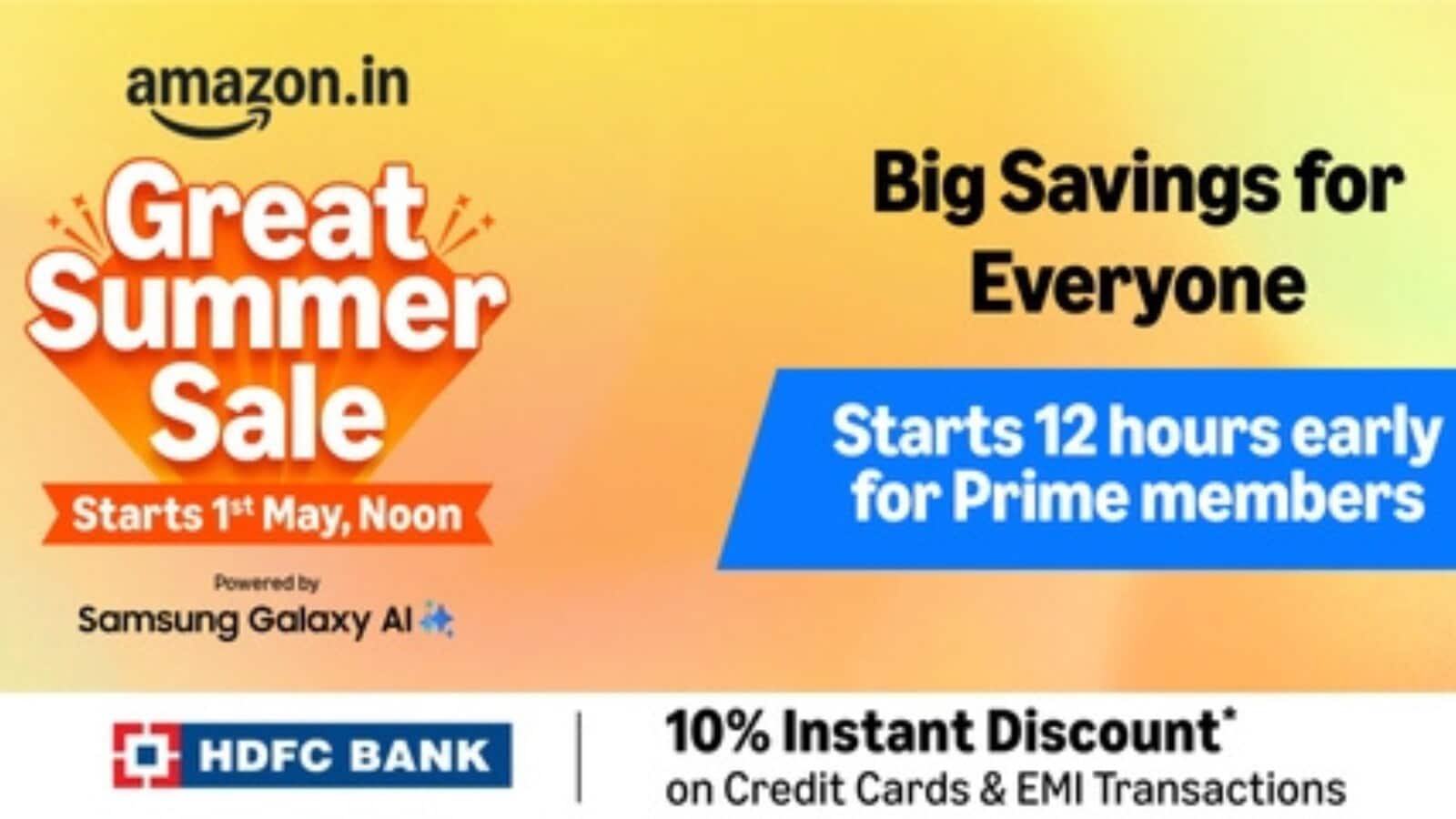 Amazon Great Summer Sale 2025: Exciting deals starting midnight for Prime members on refrigerator and washing machines | Mint