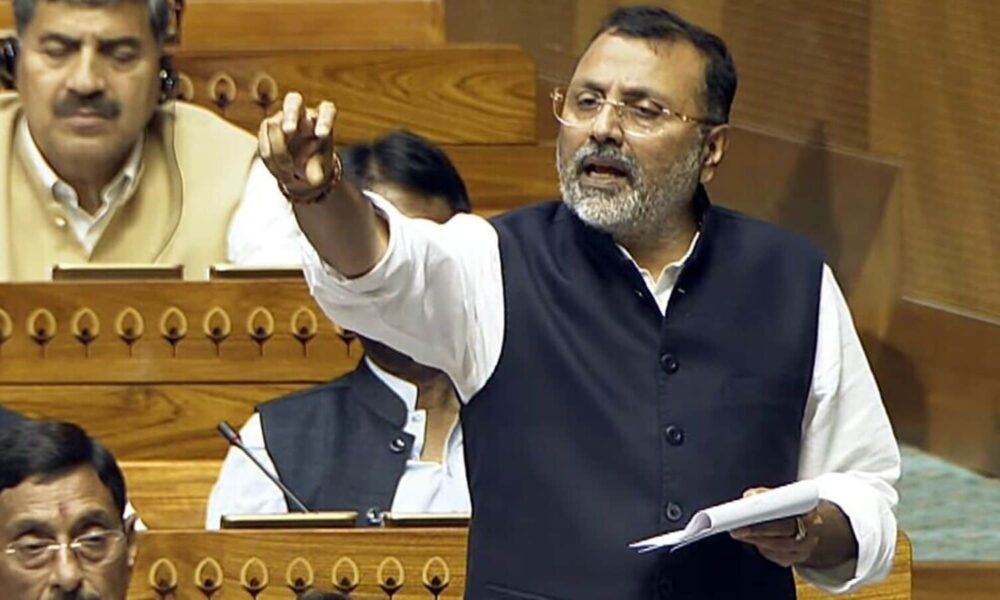 BJP MP Nishikant Dubey says CJI Sanjiv Khanna responsible for all civil wars in India, mounts attack on SC | Mint