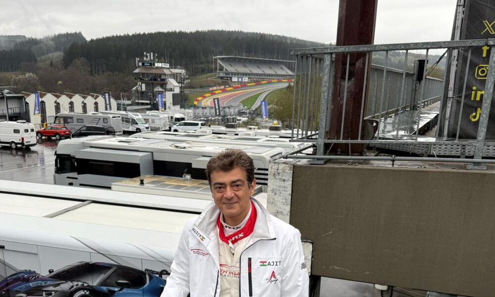 Basking in the success of ‘Good Bad Ugly’, Ajith Kumar reaches Belgium for next race