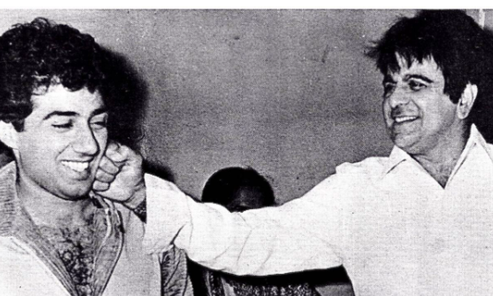 Dharmendra shares unseen throwback of Dilip Kumar with Sunny Deol