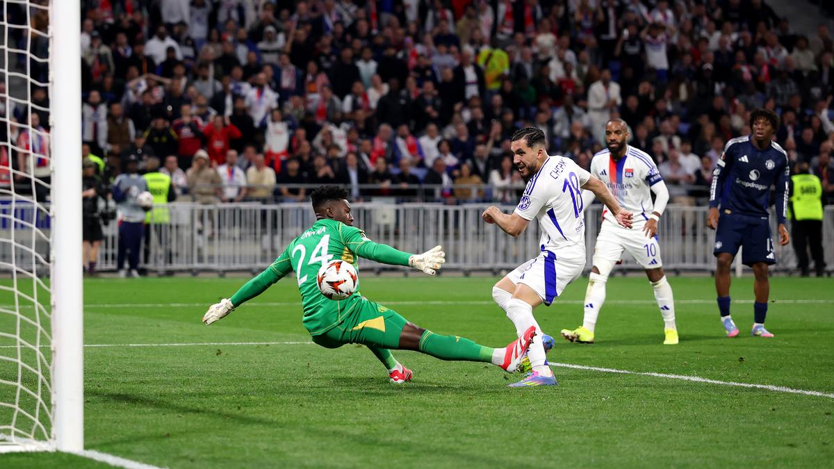 Europa League: Manchester United held by Lyon as Onana slips up again, Tottenham draws at home