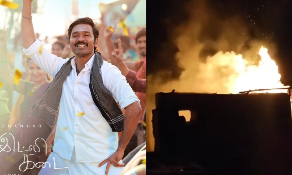Fire breaks out on Dhanush’s ‘Idli Kadai’ sets; no casualties reported