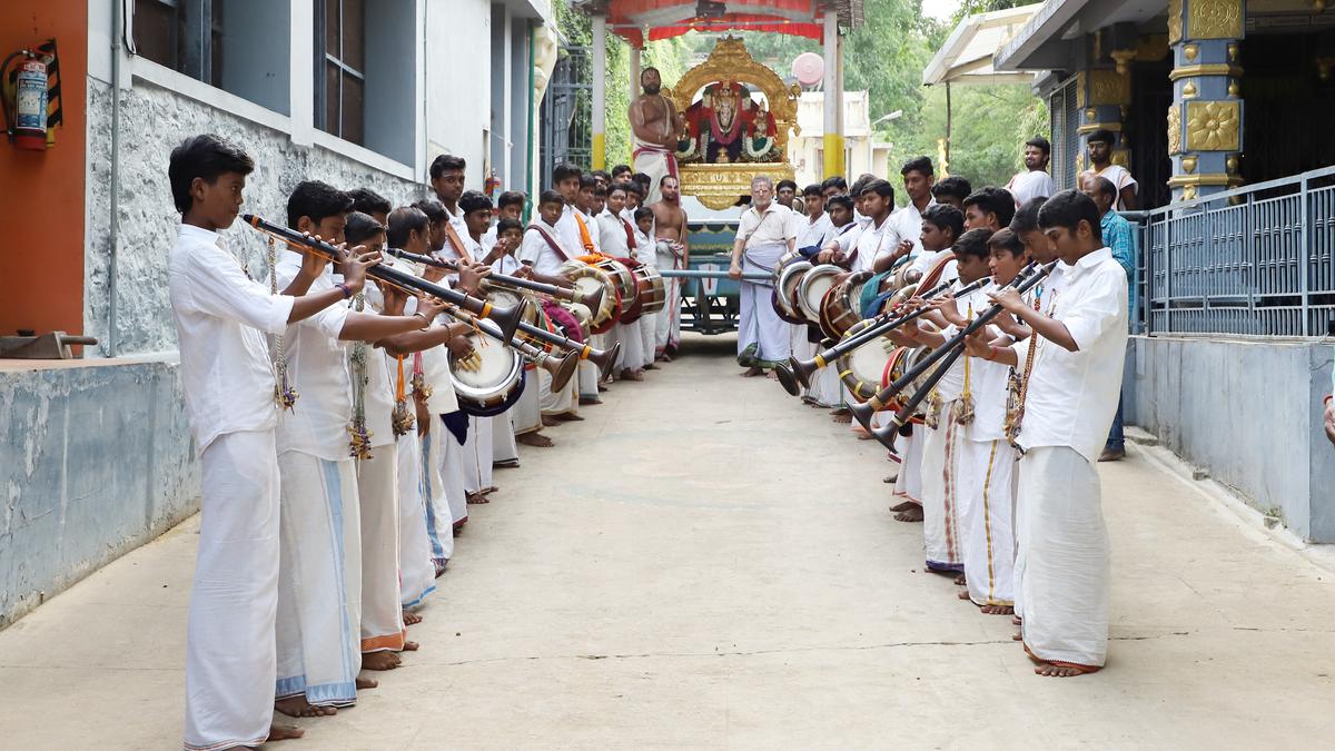 How a temple turned into a nagaswaram and thavil school