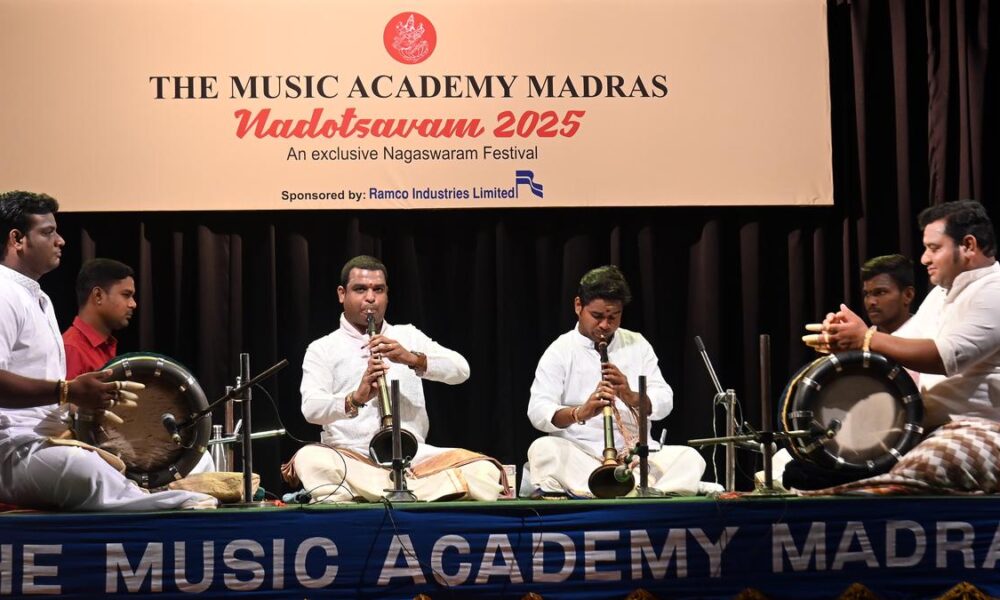 How the Music Academy’s ‘Nadotsavam’ turned the spotlight on the nagaswaram