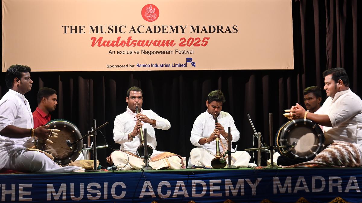How the Music Academy’s ‘Nadotsavam’ turned the spotlight on the nagaswaram