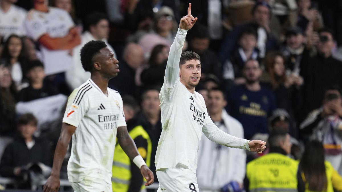 La Liga | Valverde scores late in Real Madrid's 1-0 win as suspended Mbappe is jeered by some fans