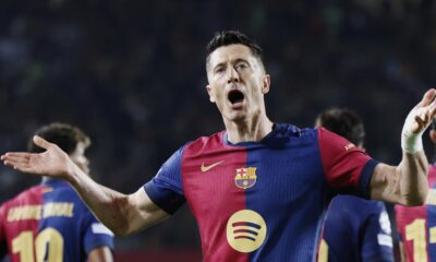 Lewandowski strikes twice as Barcelona thrash Dortmund 4-0