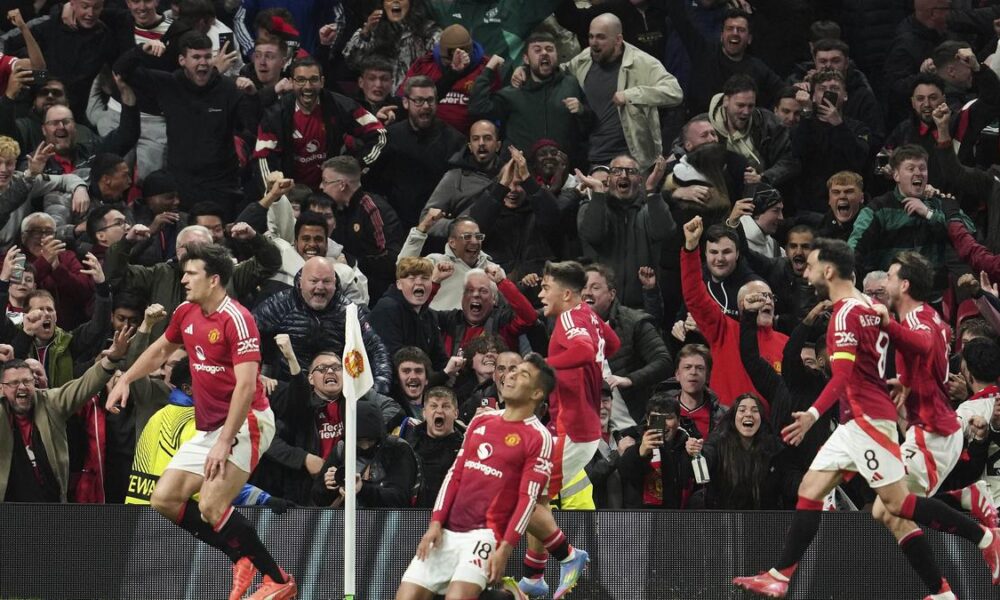 Man United seals spectacular comeback to beat Lyon 5-4 and advance to Europa League semifinals