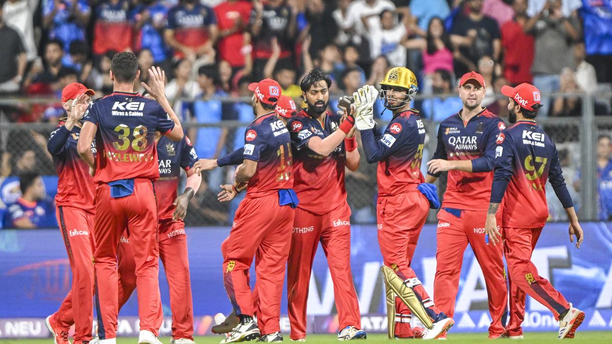 RCB vs MI, IPL 2025: Royal Challengers Bengaluru beat Mumbai Indians by 12 runs