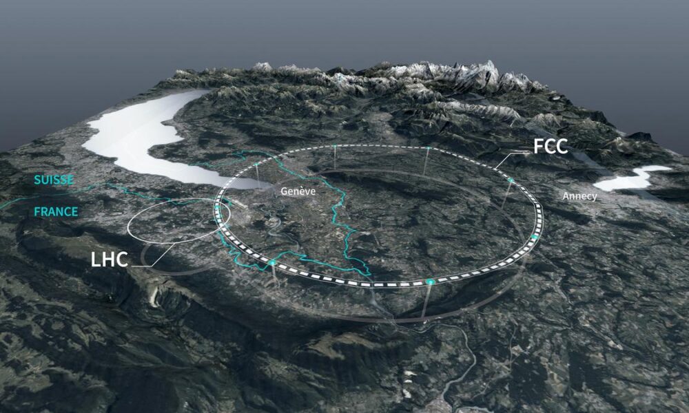 Scientists release plans for an even bigger atom smasher to address the mysteries of physics