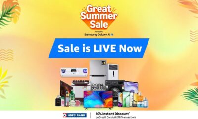 Amazon Great Summer Sale 2025: Grab ACs, air coolers, fans, refrigerators from LG, Panasonic, Samsung, up to 70% off | Mint