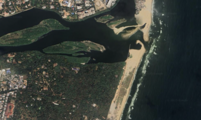 Beware beaches near river mouths: the air may not be fresh