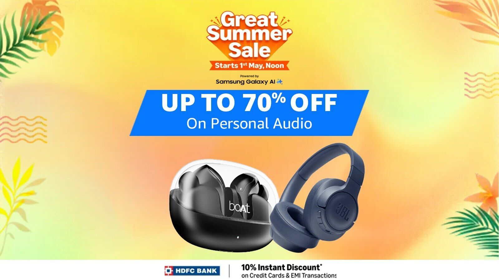 Bumper discounts on wearables like earphones and headphones during Amazon Great Summer sale: Up to 70% off | Mint