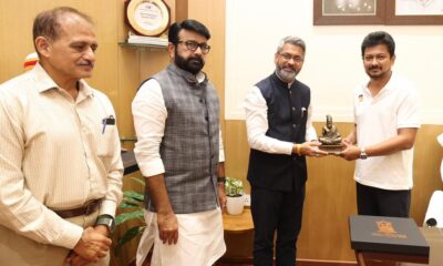 Chaubey meets Udhayanidhi to discuss roadmap for women’s football development in TN
