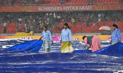 Heavy rains lash parts of Hyderabad on Monday, IPL match temporarily halted
