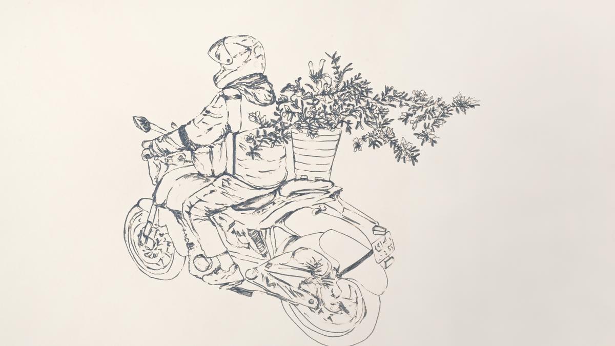 How artist Mohit Mahato says it with flowers