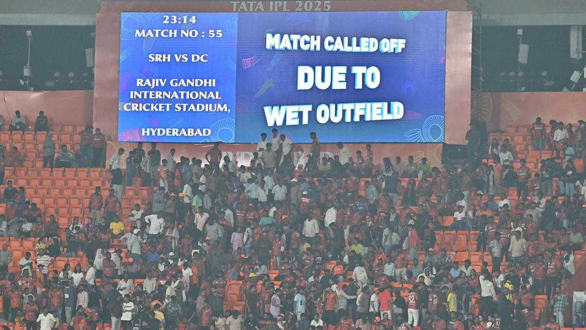 IPL 2025 SRH vs DC: Rain reigns as Sunrisers’ hopes end; great escape for Capitals