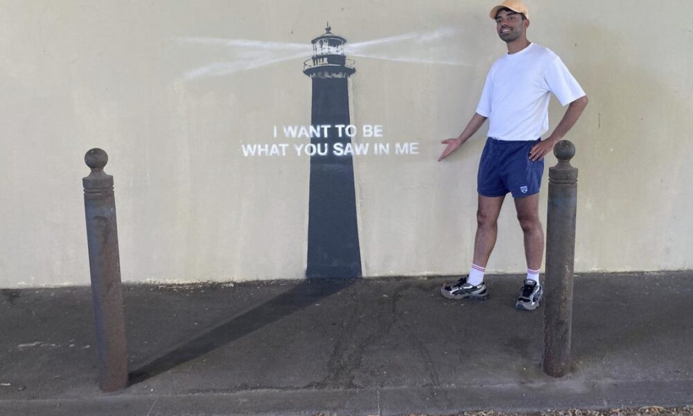 In Marseille, a shadow becomes art in Banksy’s latest street mural