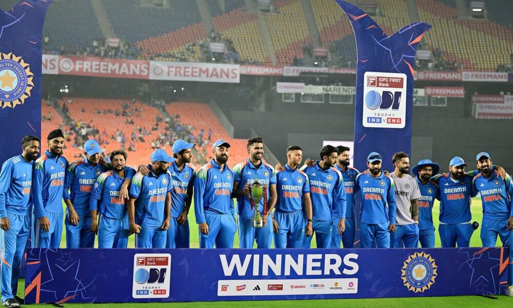 India extend dominance in white-ball formats, retains top spot in ODIs and T20Is