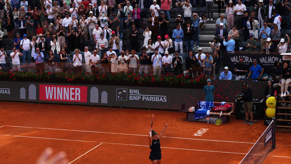 Paolini becomes first Italian in 11 years to reach Rome final