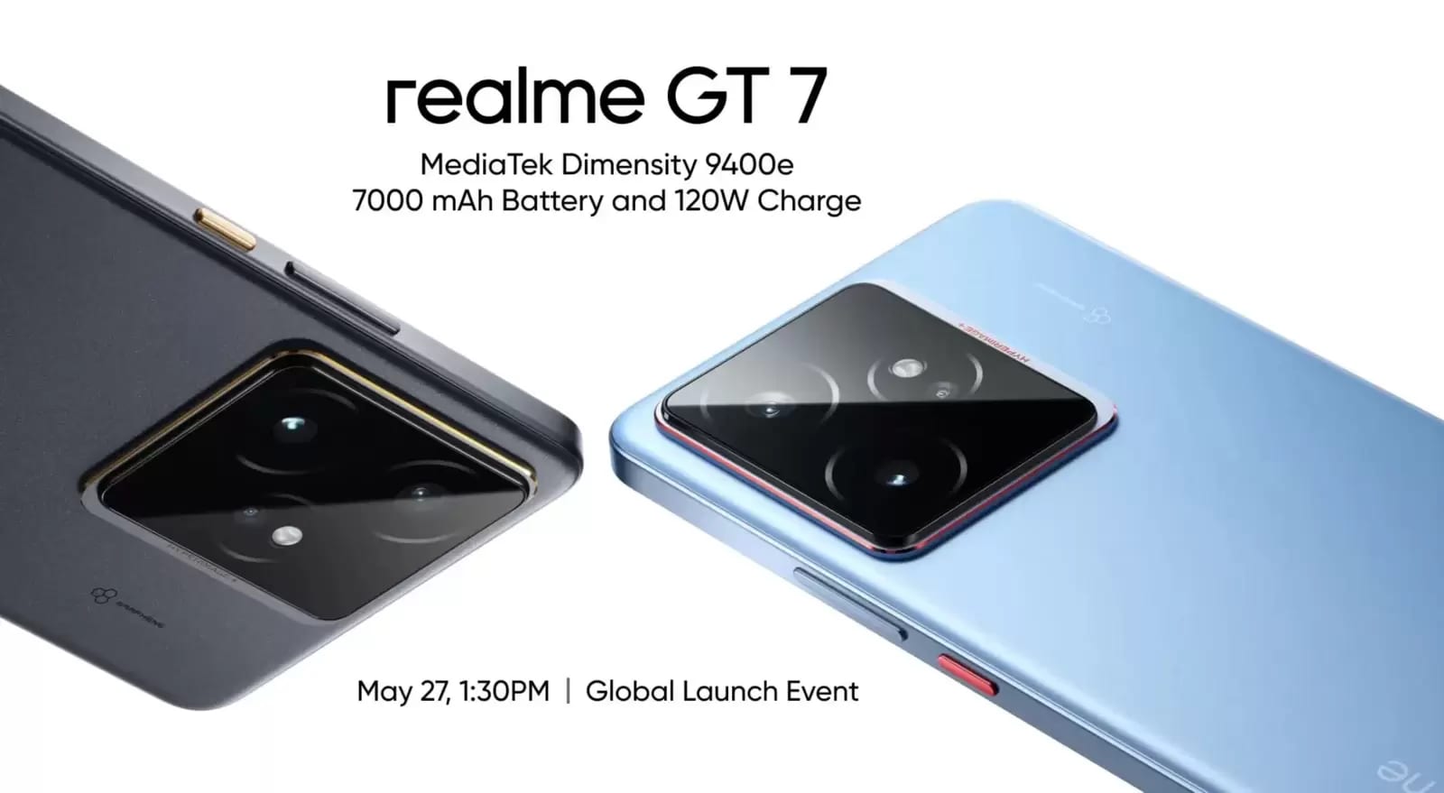 Realme GT 7 launching in India on May 27: 7,000mAh Battery, 120W charging, 120FPS gaming confirmed | Mint
