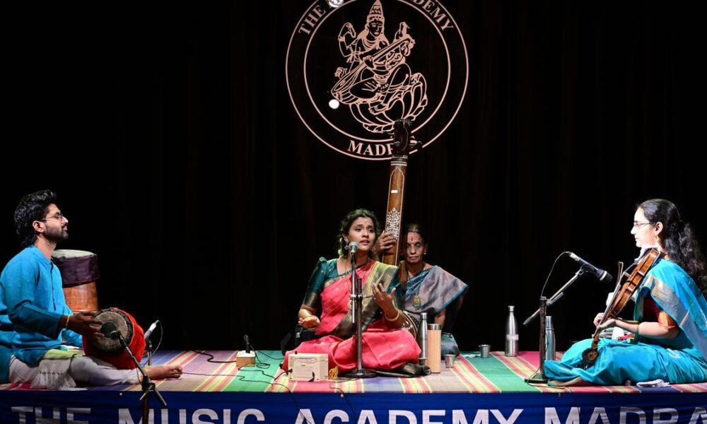 S. Swarathmika chose only Pratimadhyamam ragas for her concert themed on Gopalakrishna Bharathi