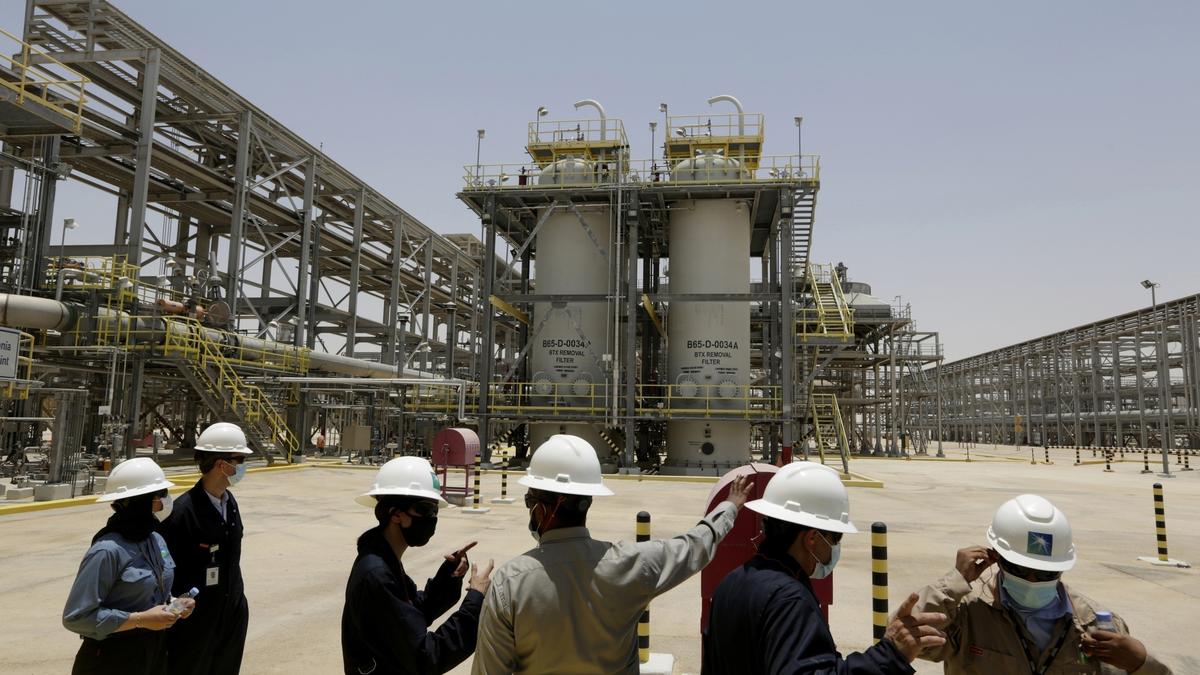 Saudi oil giant Aramco announces first-quarter profits of $26 billion, down 4.6% from a year earlier