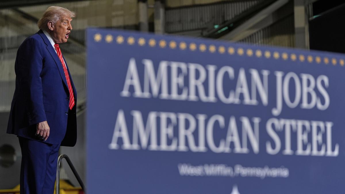 Trump says he plans to double steel tariffs to 50%