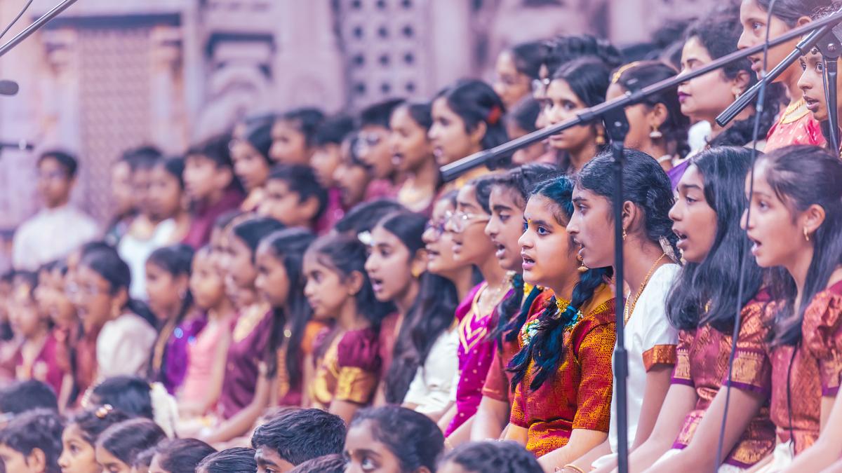 epic choir performs at cleveland thyagaraja festival