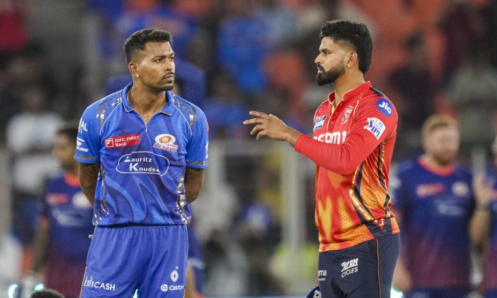 Iyer, Pandya fined for slow over rate