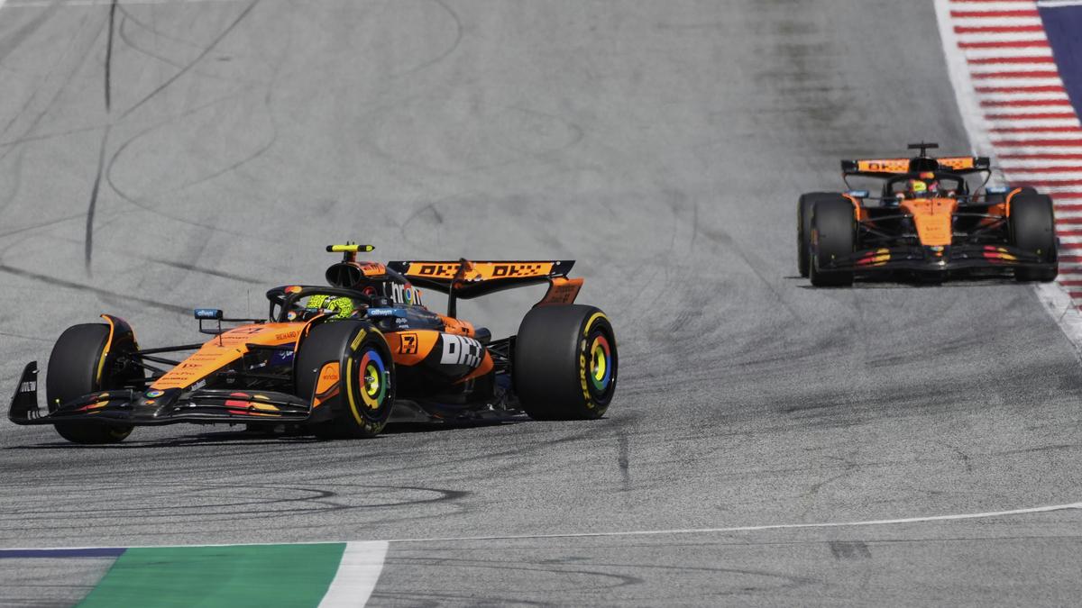 Lando Norris holds off Oscar Piastri to win Formula 1’s Austrian Grand Prix