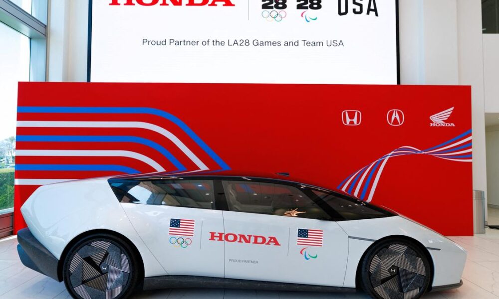 Olympics get Honda as auto sponsor for 2028 Summer Games in Los Angeles