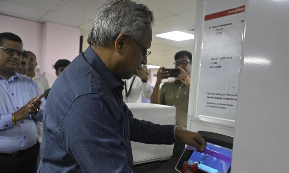 Research consumables supply center inaugurated at AIC-CCMB in Hyderabad; it cuts waiting time to get chemical agents