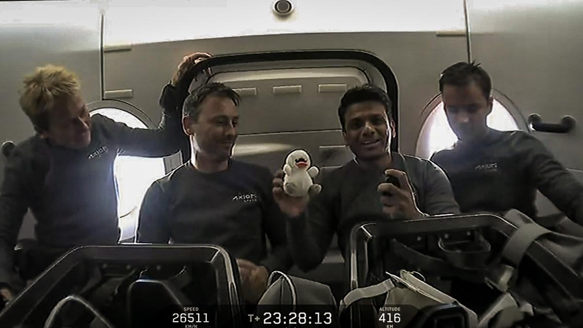 ZeroG indicator Joy fifth ‘crew’ member of Axiom-4 mission