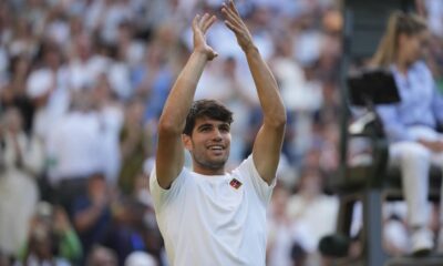 Alcaraz marches on at Wimbledon after tough test, Keys and Osaka crash