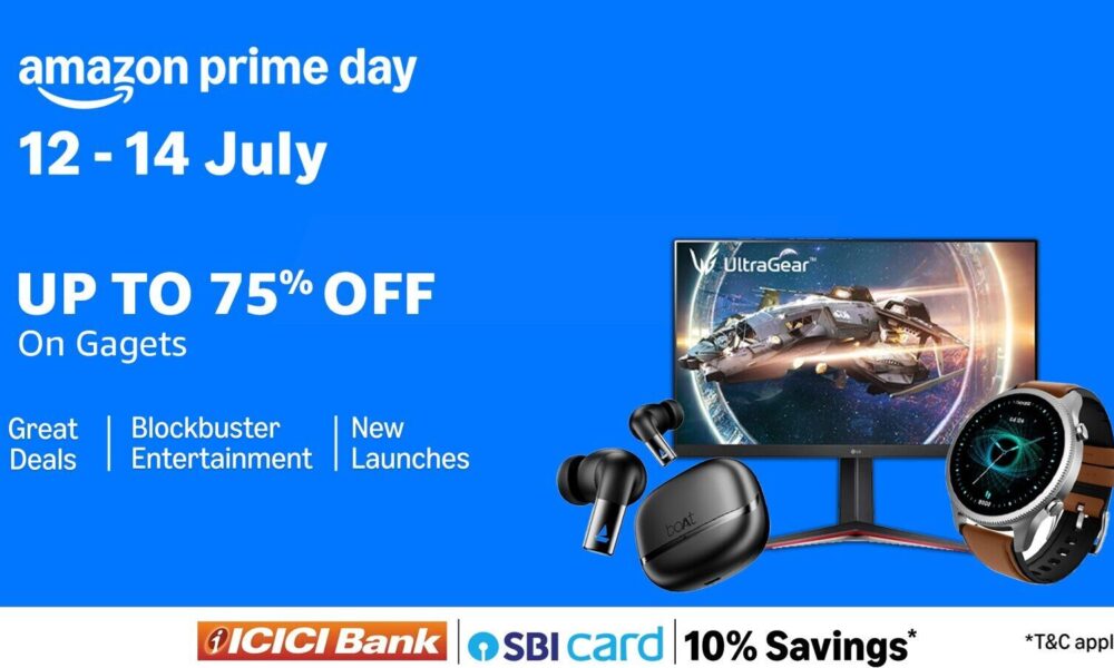 Amazon Prime Day Sale starts 12th July! Few hours to go! Deals LIVE with up to 75% off on smartwatches, earbuds and more | Mint