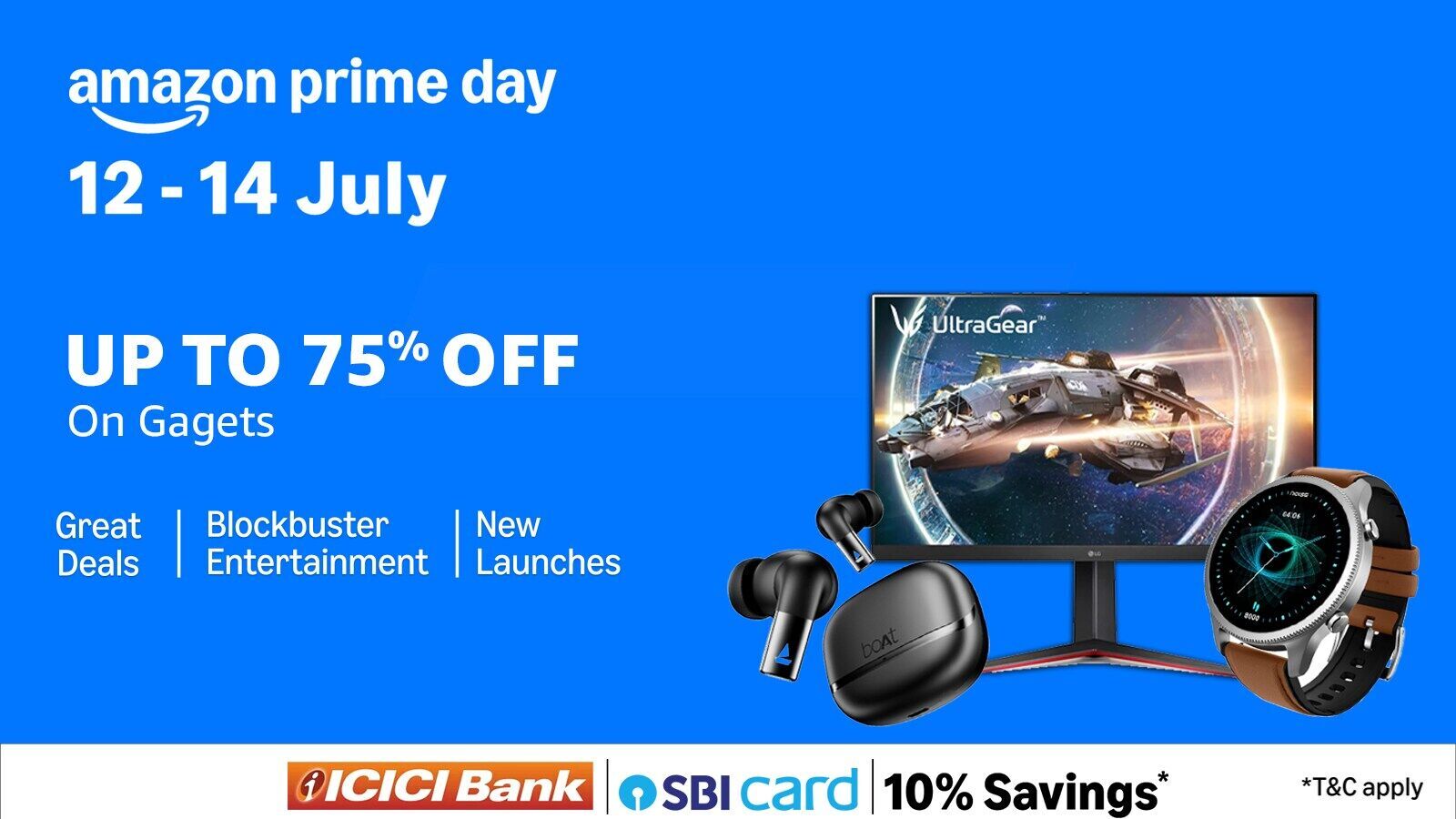Amazon Prime Day Sale starts 12th July! Few hours to go! Deals LIVE with up to 75% off on smartwatches, earbuds and more | Mint