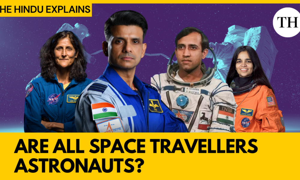 Are all space travellers astronauts?