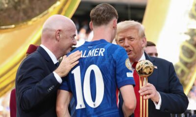 Chelsea’s Cole Palmer surprised to share Club World Cup podium spotlight with U.S. President Donald Trump
